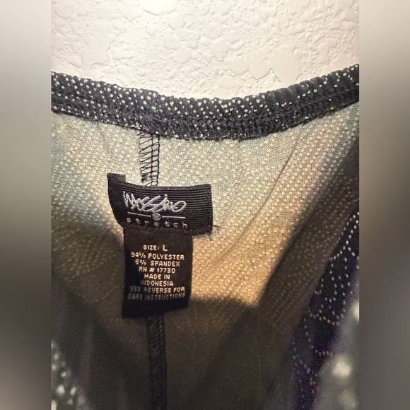 KNIT MIDI DRESS with white Rose pattern size Large y2k - Picture 4 of 8